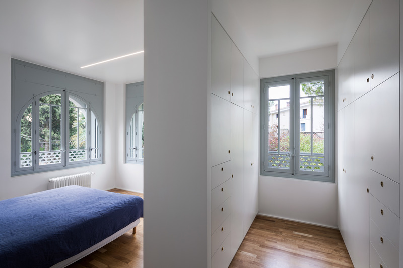 Press kit | 2926-04 - Press release | MON house & brick extension - (ma!ca) architecture - Residential Architecture - master bedroom<br> - Photo credit: Ivan Mathie