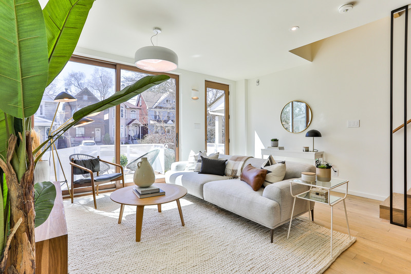 Press kit | 2344-02 - Press release | Two Intertwined Homes - Efficient, Sustainable and Healthy Urban Living - baukultur/ca - Residential Architecture - Main Floor, Unit A <br style=""> - Photo credit: Michael Peart