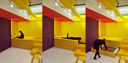 Dossier de presse | 1010-01 - Communiqué de presse | Couleurs prismatiques - Studio Jean Verville architectes - Design d’intérieur résidentiel - Crédit photo : Jean Verville architecte