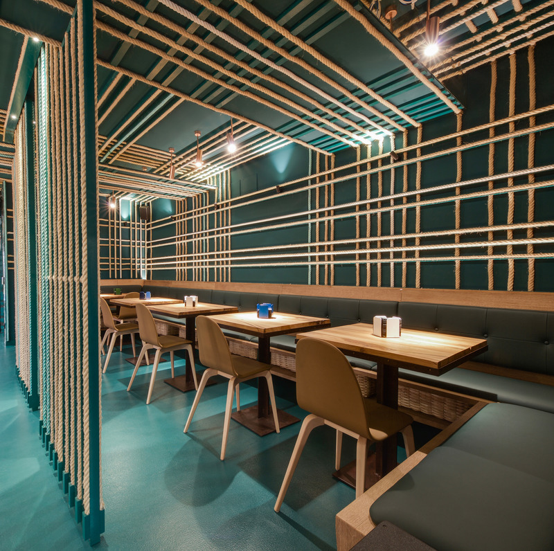 Dossier de presse | 3724-05 - Communiqué de presse | Txalupa Gastroleku Restaurant - EL EQUIPO CREATIVO - Design d’intérieur commercial - Crédit photo :  Txalupa Gastroleku 
