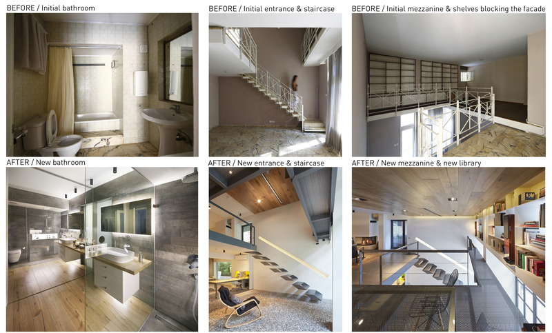 Dossier de presse | 4641-01 - Communiqué de presse | Studio Loft: A unique remodeling project with a gained triple function - Yerce Architecture & ZAAS - Design d’intérieur résidentiel - Before - After #2 - Crédit photo : Emin Emrah Yerce