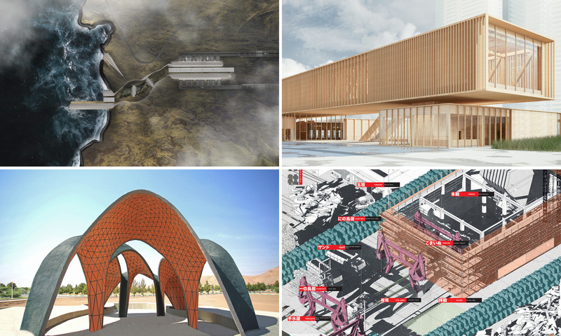 Press kit | 809-30 - Press release | Meet the Finalists of the 2020 AZ Awards - AZURE - Competition - <p><b>A+ Student Award</b></p><p style=""><br style=""></p><p><b>Shawn Dylan Johnston and Siqi Wang (Daniels Faculty of Architecture, Landscape &amp; Design, University of Toronto): </b>Horizontal</p><p><br></p><p><b>Caroline Cox and Austin Corriher (North Carolina State University):</b> KEF International Airport</p><p><br></p><p><b>Students of Islamic Azad University of Najafabad (Prof. Hossein Moradi): </b>Kooshk Pavilion</p><p><br></p><p><b>Connery Friesen (University of Manitoba):</b> Re-Animating the Ruin</p><p> </p> - Photo credit: AZURE