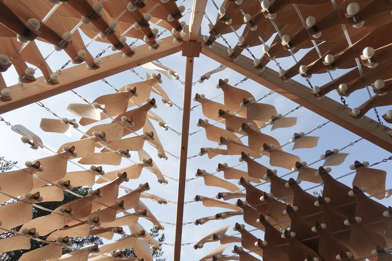 Press kit | 2807-01 - Press release | NEON’s “Shiver House” is re-imagined in wood to celebrate its five year anniversary - NEON - Art - Inside Shiver House - Photo credit: NEON