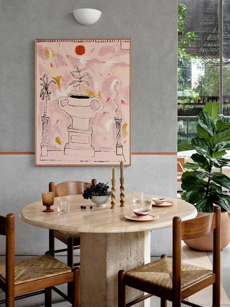 Press kit | 2887-08 - Press release | Glorietta - Alexander &CO. - Commercial Interior Design - Family Table Detail - Photo credit: Claire Delmar