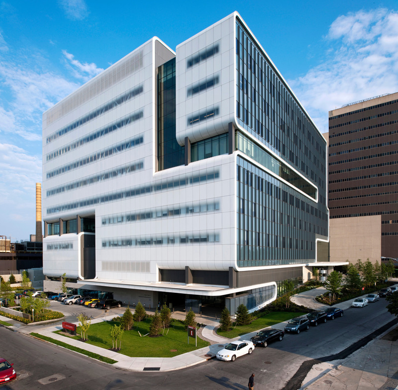 Press kit | 1456-11 - Press release | The Yazdani Studio of CannonDesign Celebrates 20th Anniversary - CannonDesign - Commercial Architecture - Kaleida Health Gates Vascular Institute and University at Buffalo Clinical Translational Research Center - Photo credit: Thomas Mayer