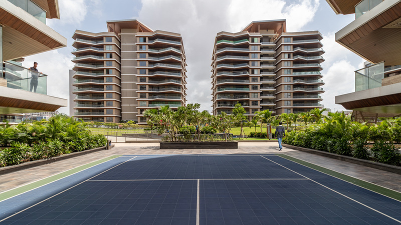 Dossier de presse | 1432-09 - Communiqué de presse | EXCELLENSEAA 126 by Happy Homes - Sanjay Puri Architects - Architecture résidentielle -  View from the South  - Crédit photo : Mr.Abhishek Shah