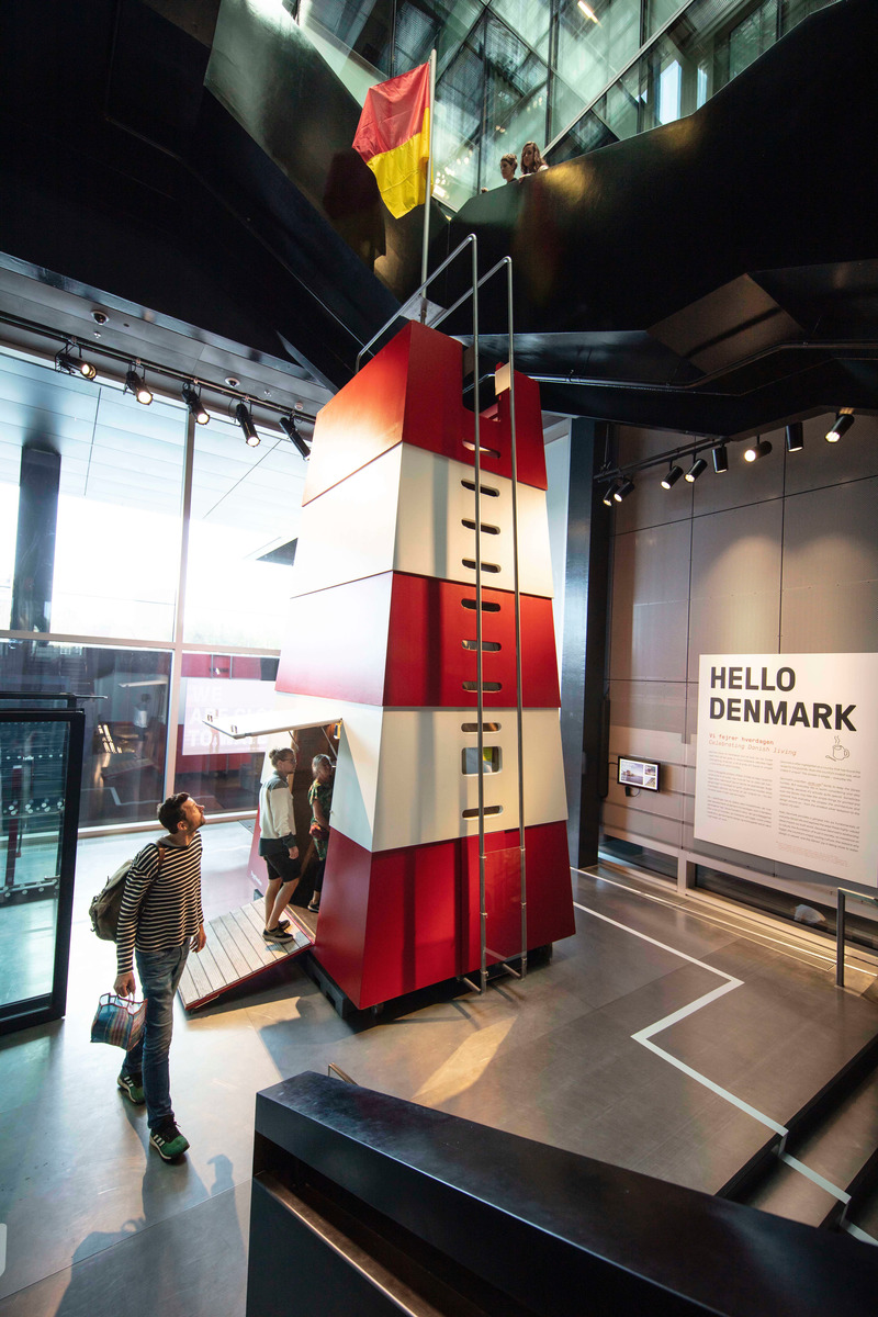 Press kit | 1997-07 - Press release | Tinker Imagineers Designs aNew Exhibition in Copenhagen - Tinker imagineers & Danish Architecture Center - Event + Exhibition - Exhibition Hello Denmark by Tinker imagineers - Photo credit: Kontraframe / Danish Architecture Center