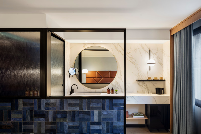 Dossier de presse | 3724-08 - Communiqué de presse | Kimpton Vividora Hotel - EL EQUIPO CREATIVO - Design d’intérieur commercial - Crédit photo : Adrià Goula