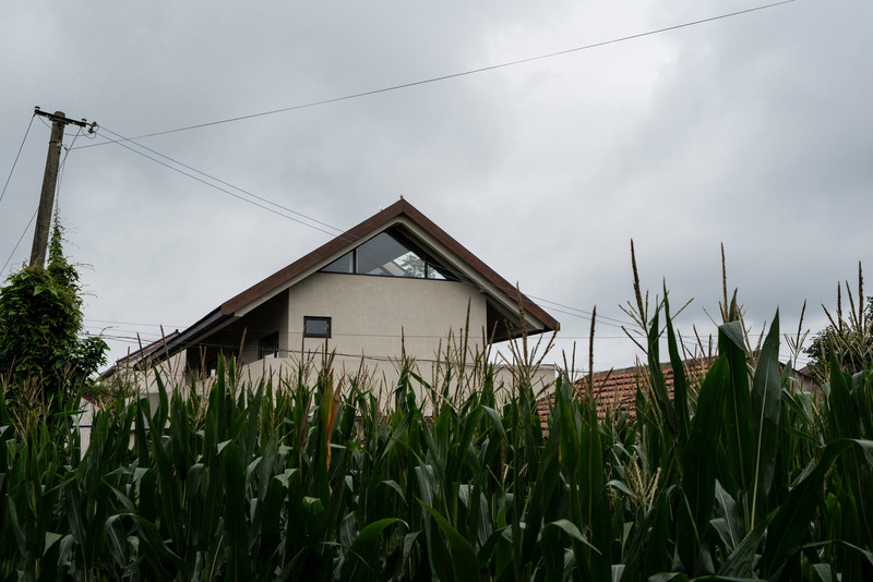 Dossier de presse | 4722-01 - Communiqué de presse | House G - Interval Architects - Architecture résidentielle - Overlooking West facade - Crédit photo : Zhi Geng