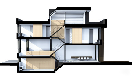 Dossier de presse | 635-04 - Communiqué de presse | Maison E3 - Natalie Dionne Architecture - Architecture résidentielle - Crédit photo : nda