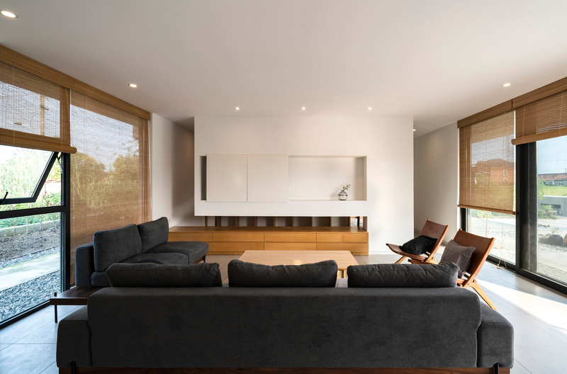 Dossier de presse | 4722-01 - Communiqué de presse | House G - Interval Architects - Architecture résidentielle - Living room - Crédit photo : Zhi Geng