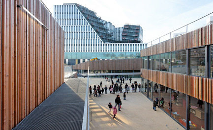 Dossier de presse | 1008-01 - Communiqué de presse | Groupe scolaire Lucie Aubrac - Dietmar Feichtinger Architectes - Architecture institutionnelle - Crédit photo : David Boureau