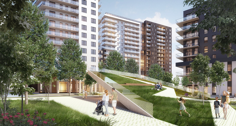 Dossier de presse | 3070-07 - Communiqué de presse | Le Newman : un spectaculaire concept multi résidentiel en phase avec son époque ! - DevMcGill - Architecture résidentielle - Crédit photo : DevMcGill