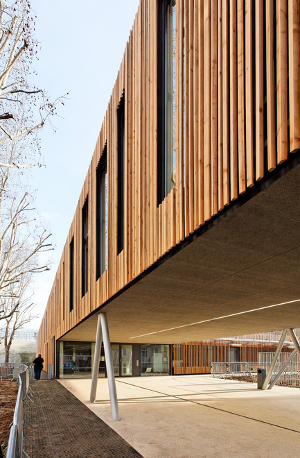 Dossier de presse | 1008-01 - Communiqué de presse | Groupe scolaire Lucie Aubrac - Dietmar Feichtinger Architectes - Architecture institutionnelle - Crédit photo : David Boureau