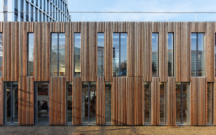 Dossier de presse | 1008-01 - Communiqué de presse | Groupe scolaire Lucie Aubrac - Dietmar Feichtinger Architectes - Architecture institutionnelle - Crédit photo : David Boureau
