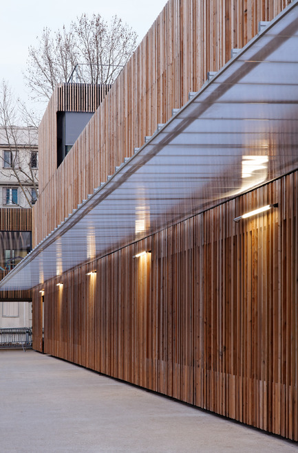 Dossier de presse | 1008-01 - Communiqué de presse | Groupe scolaire Lucie Aubrac - Dietmar Feichtinger Architectes - Architecture institutionnelle - Crédit photo : David Boureau