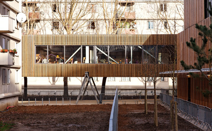 Dossier de presse | 1008-01 - Communiqué de presse | Groupe scolaire Lucie Aubrac - Dietmar Feichtinger Architectes - Architecture institutionnelle - Crédit photo : David Boureau