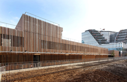 Dossier de presse | 1008-01 - Communiqué de presse | Groupe scolaire Lucie Aubrac - Dietmar Feichtinger Architectes - Architecture institutionnelle - Crédit photo : David Boureau