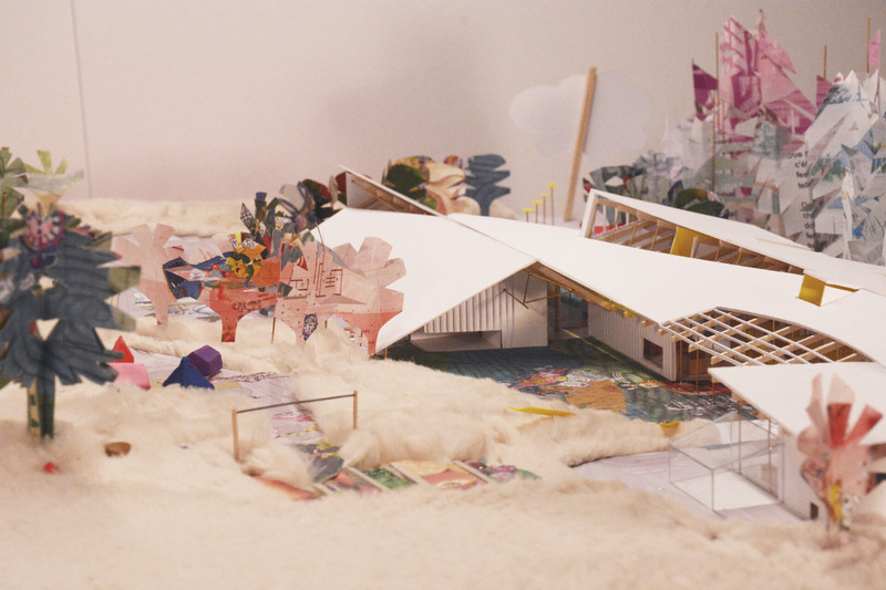 Dossier de presse | 4169-03 - Communiqué de presse | Concours d'architecture imaginons l'école de demain ensemble : Les concepts Lab-École dévoilés - Lab-École - Architecture institutionnelle - Rimouski - Maquette - Crédit photo : L’ŒUF et Lapointe Magne et Associés<span></span>
