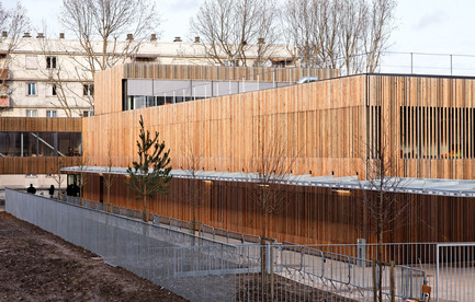 Dossier de presse | 1008-01 - Communiqué de presse | Groupe scolaire Lucie Aubrac - Dietmar Feichtinger Architectes - Architecture institutionnelle - Crédit photo : David Boureau