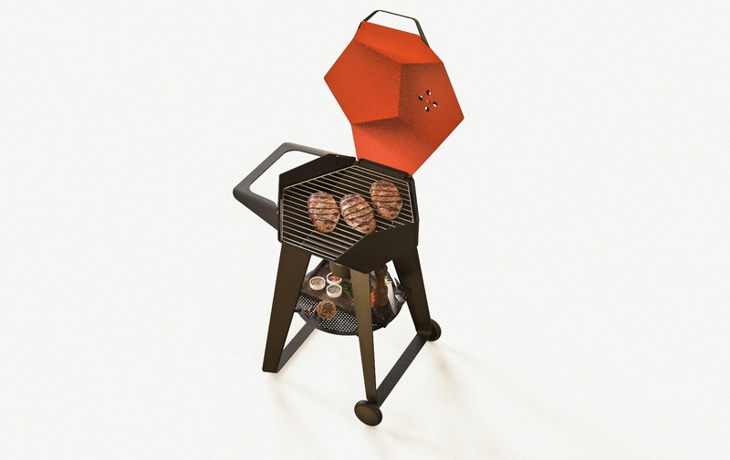 Dossier de presse | 5143-01 - Communiqué de presse | Fours Afifi, une compagnie marocaine parmi les plus réputées, se tourne vers le marché international avec un barbecue au design unique en son genre - Fours Afifi - Produit - Design : Mahdi Naim  - Crédit photo : Mahdi Naim