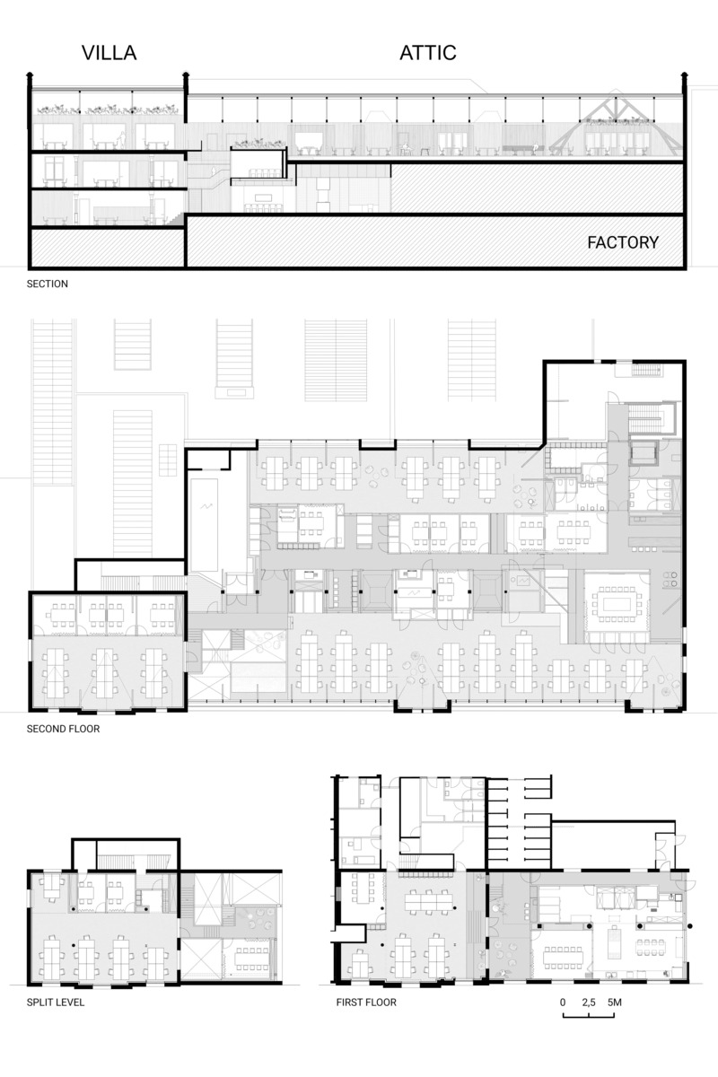 Dossier de presse | 5275-01 - Communiqué de presse | International Award for 'the Attic' - JDWA (Johan de Wachter Architecten) - Design d’intérieur commercial - Crédit photo : JDWA