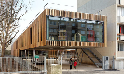 Dossier de presse | 1008-01 - Communiqué de presse | Groupe scolaire Lucie Aubrac - Dietmar Feichtinger Architectes - Architecture institutionnelle - Crédit photo : David Boureau