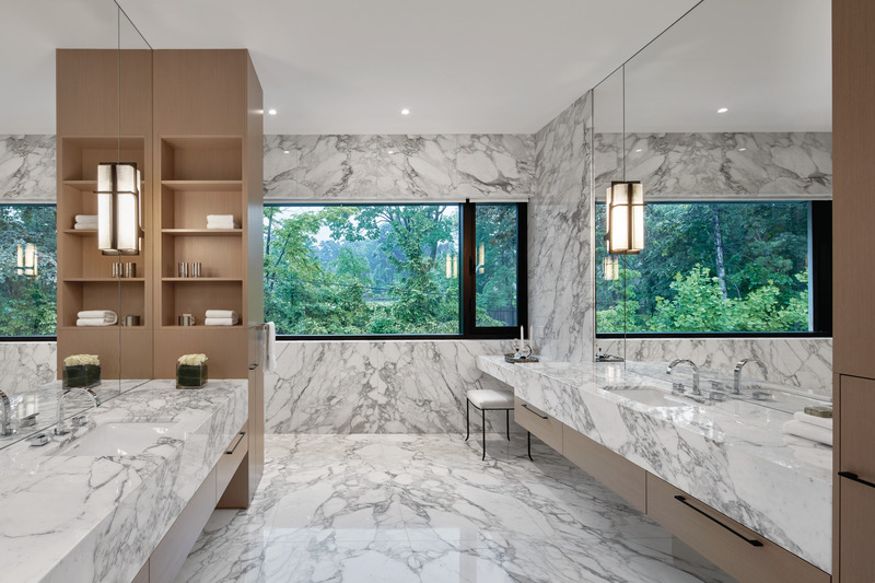 Press kit | 2941-01 - Press release | Russell Hill Road Residence - Taylor Smyth Architects - Residential Architecture - Master Ensuite - Photo credit: Studio Shai Gil
