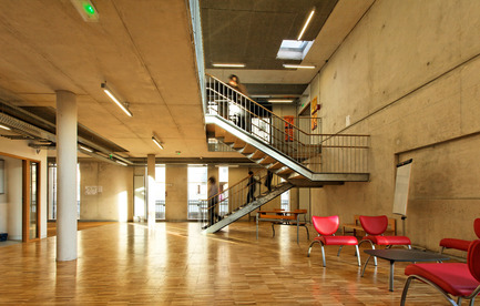 Dossier de presse | 1008-01 - Communiqué de presse | Groupe scolaire Lucie Aubrac - Dietmar Feichtinger Architectes - Architecture institutionnelle - Crédit photo : David Boureau