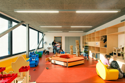 Dossier de presse | 1008-01 - Communiqué de presse | Groupe scolaire Lucie Aubrac - Dietmar Feichtinger Architectes - Architecture institutionnelle - Crédit photo : David Boureau