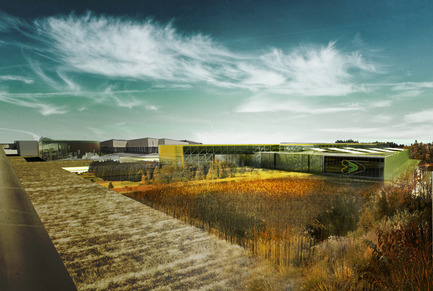 Dossier de presse | 865-03 - Communiqué de presse | Centre de transport Stinson, Société de transport de Montréal (STM) - Lemay - Architecture institutionnelle - Crédit photo : Lemay