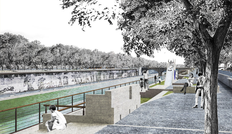 Dossier de presse | 5301-01 - Communiqué de presse | Piazza Tevere - Ballman Khapalova - Design urbain - Crédit photo : Ballman Khapalova