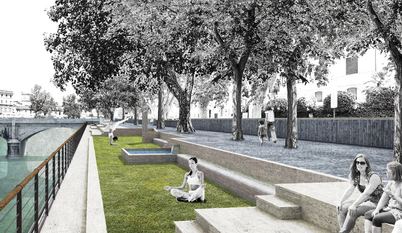 Dossier de presse | 5301-01 - Communiqué de presse | Piazza Tevere - Ballman Khapalova - Design urbain - Crédit photo : Ballman Khapalova