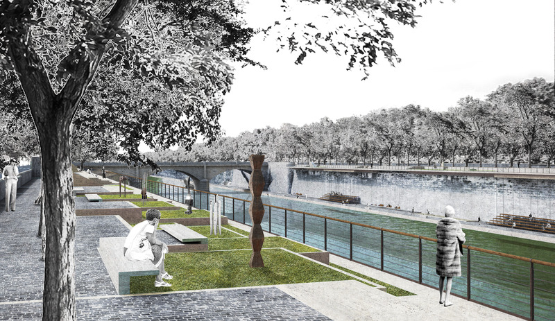 Dossier de presse | 5301-01 - Communiqué de presse | Piazza Tevere - Ballman Khapalova - Design urbain - Crédit photo : Ballman Khapalova