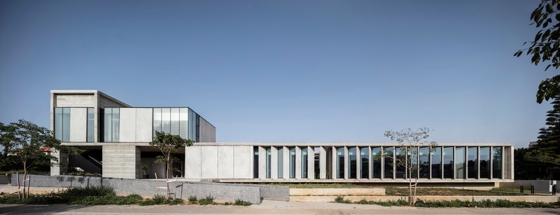 Dossier de presse | 5296-01 - Communiqué de presse | TEO Center for Culture, Art and Content - A. Lerman Architects Ltd. - Architecture institutionnelle - West Facade - Crédit photo : Amit Geron