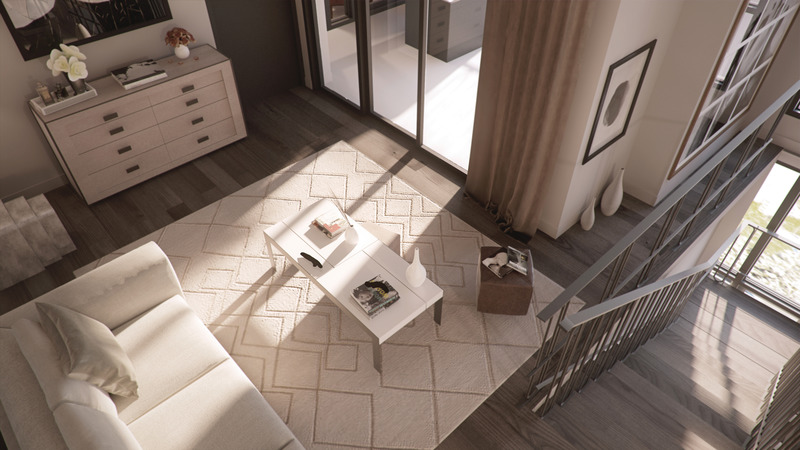 Press kit | 4669-05 - Press release | Cameo Kitchens and Fine Cabinetry Adds Craftsmanship and Design to 4 The Kingsway - Cameo Kitchens - Residential Interior Design - Living Room - Photo credit: The Walsh Group