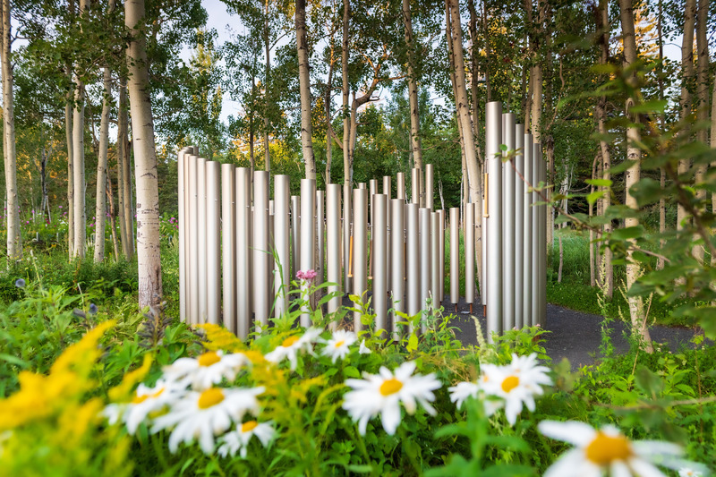 Press kit | 837-35 - Press release | "Les métissages" of the International Garden Festival 2020 at "Les Jardins de Métis" - International Garden Festival / Reford Gardens - Event + Exhibition - <p class="">Corps de résonance</p><p class="">by Charlotte Barbeau, Designer, Leila Desrosiers, Designer, Félix Roy, Environmental Designer and Jean-Benoit Trudelle, Intern in architecture</p><p class="">Montreal (Quebec) Canada</p> - Photo credit: Jean-Christophe Lemay