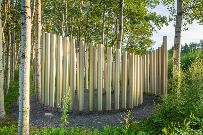 Press kit | 837-35 - Press release | "Les métissages" of the International Garden Festival 2020 at "Les Jardins de Métis" - International Garden Festival / Reford Gardens - Event + Exhibition -  <p class="">Corps de résonance</p><p class="">by Charlotte Barbeau, Designer, Leila Desrosiers, Designer, Félix Roy, Environmental Designer and Jean-Benoit Trudelle, Intern in architecture</p><p class="">Montreal (Quebec) Canada</p>  - Photo credit: Jean-Christophe Lemay