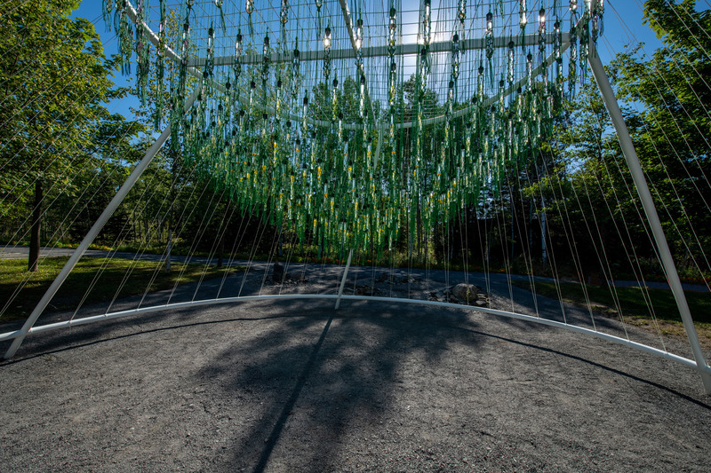 Press kit | 837-35 - Press release | "Les métissages" of the International Garden Festival 2020 at "Les Jardins de Métis" - International Garden Festival / Reford Gardens - Event + Exhibition - <p class="">ENTWINE</p><p class="">by Waiyee Chou, Landscape Architect and Carlos Portillo, Landscape Architect</p><p class="">Toronto (Ontario) and Montreal (Quebec) Canada</p> - Photo credit: Martin Bond