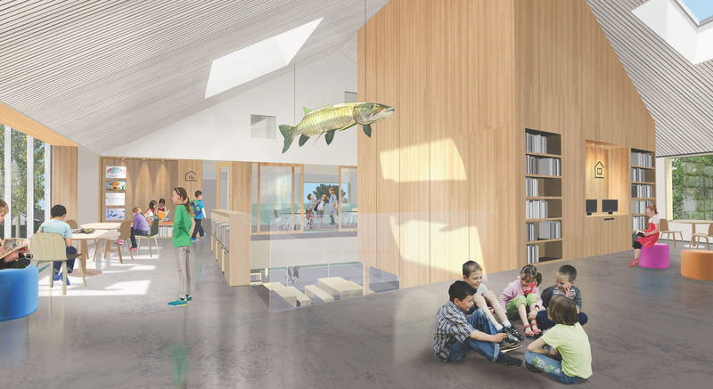 Press kit | 748-39 - Press release | The UQAM Centre de Design presents Devoirs d’architecture: 6 Elementary School Competitions in Quebec - Centre de design de l'UQAM - Institutional Architecture - View of a classroom of the winning project designed by the consortium Lucie Paquet + Paulette Taillefer + Leclerc Architects, for the Lab-École competition in Maskinongé - Photo credit: Lab-École