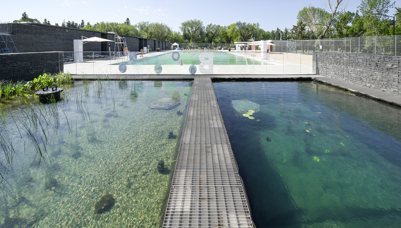 Press kit | 809-31 - Press release | Announcing the Winners of the 2020 AZ Awards - AZURE - Competition -   <p>Winner in Architecture, Buildings Under 1,000 Square Metres</p><p><br></p><p>Gh3* architecture: Borden Park Natural Swimming Pool, Edmonton, Canada </p>   - Photo credit: AZURE