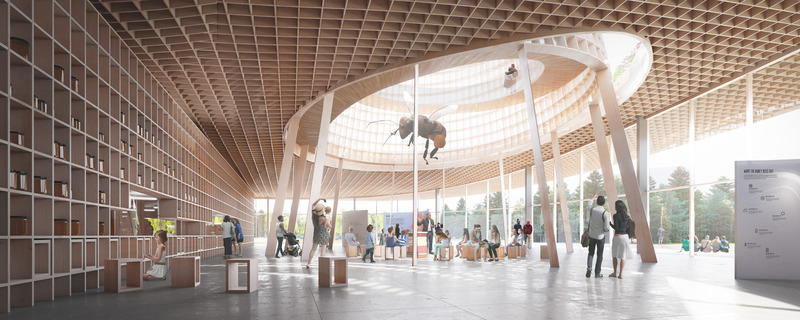 Press kit | 809-31 - Press release | Announcing the Winners of the 2020 AZ Awards - AZURE - Competition -  <p>Winner in Concepts, Unbuilt Buildings</p><p><br></p><p>Moriyama &amp; Teshima Architects: Honey Bee Research Centre at the University of Guelph </p>  - Photo credit: AZURE