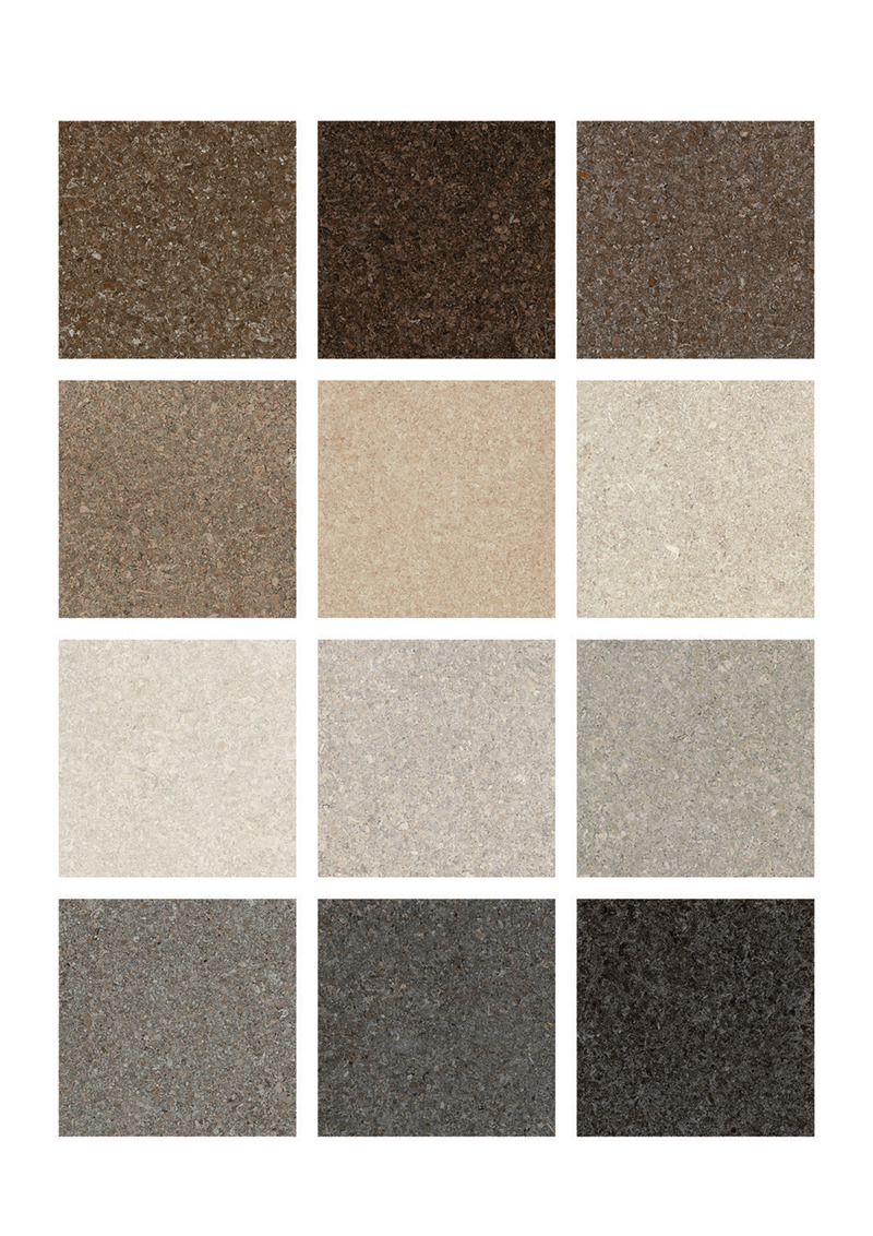 Press kit | 2506-07 - Press release | Agrob Buchtal Cooperates With Designer Sebastian Herkner - AGROB BUCHTAL - Product - The colour world of Area Pro is inspired by earthy tones and natural elements and blends into any environment. - Photo credit: agrob-buchtal.de