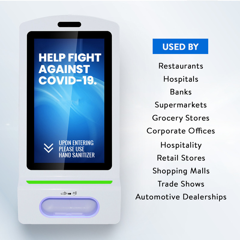Dossier de presse | 4669-06 - Communiqué de presse | A Revolutionary New Way to Advertise - Digital Hand Sanitizer - Produit - Crédit photo : Digital Hand Sanitizer