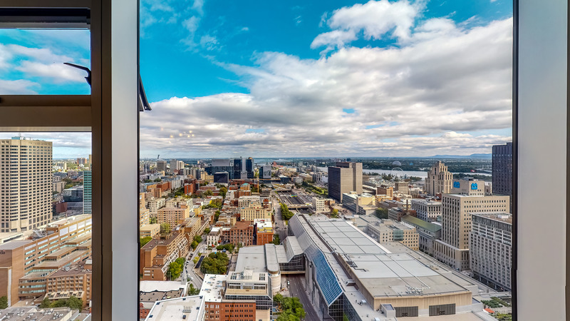 Press kit | 5456-01 - Press release | The unveiling of the 38th Floor Model Penthouse: the Latest Milestone of the Humaniti Montréal Real Estate Project - Humaniti Montréal - Real Estate - Humaniti Penthouse_view - Photo credit: ExploraTerra