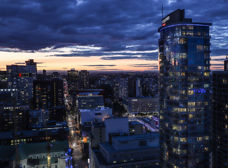Press kit | 5456-01 - Press release | The unveiling of the 38th Floor Model Penthouse: the Latest Milestone of the Humaniti Montréal Real Estate Project - Humaniti Montréal - Real Estate - Humaniti penthouse view - Photo credit: Pierre Seagar