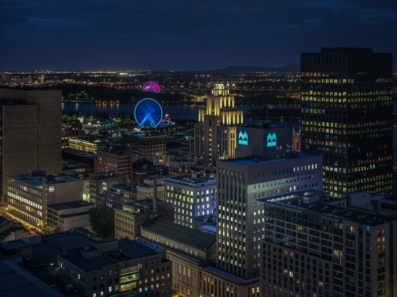 Press kit | 5456-01 - Press release | The unveiling of the 38th Floor Model Penthouse: the Latest Milestone of the Humaniti Montréal Real Estate Project - Humaniti Montréal - Real Estate - Humaniti penthouse view - Photo credit: Pierre Seagar