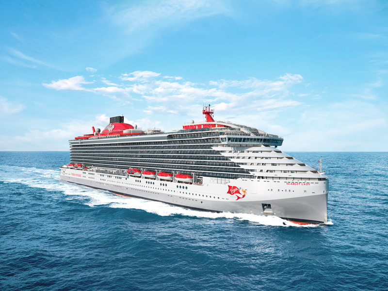 Dossier de presse | 1472-03 - Communiqué de presse | concrete Reveals Disrupting Design to Set Sail on Virgin Voyages First Cruise Ship: Scarlet Lady - Concrete Amsterdam - Design d’intérieur commercial - the ship Scarlet Lady - Crédit photo : virgin voyages