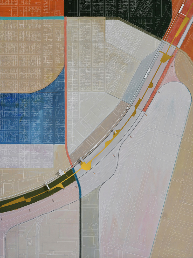 Dossier de presse | 5301-02 - Communiqué de presse | LA River - Ballman Khapalova - Design urbain - Site Plan: LA River at Maywood and Commerce - Crédit photo : Ballman Khapalova