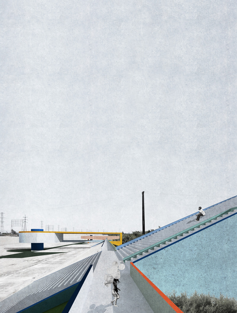 Dossier de presse | 5301-02 - Communiqué de presse | LA River - Ballman Khapalova - Design urbain - View from elevated walkway - Crédit photo : Ballman Khapalova